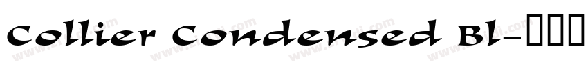 Collier Condensed Bl字体转换